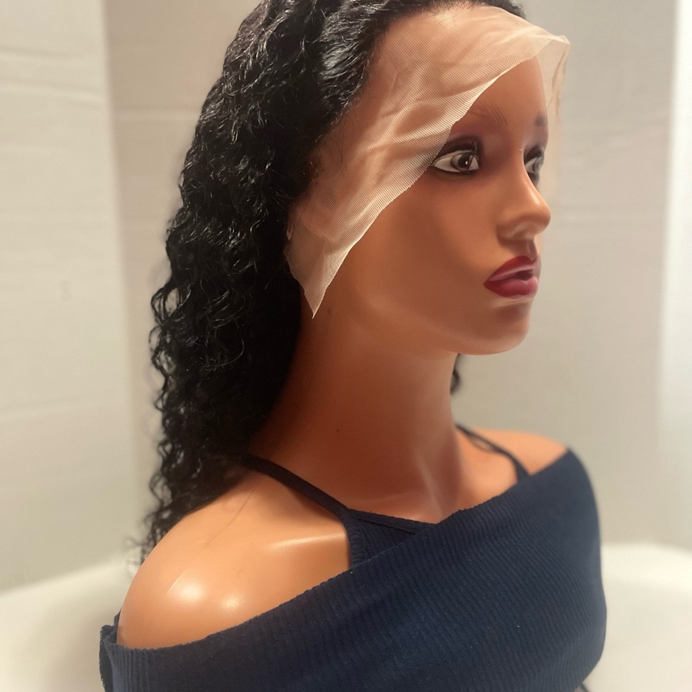 Deep Curly Lace Frontal Human Hair Wig